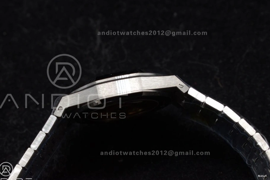 Unique Dial APSF 1:1 1031 Clone Oak SA3120 37mm Grey Bracelet Super Best 15454 SS Royal Frosted on SS Edition Textured 0706